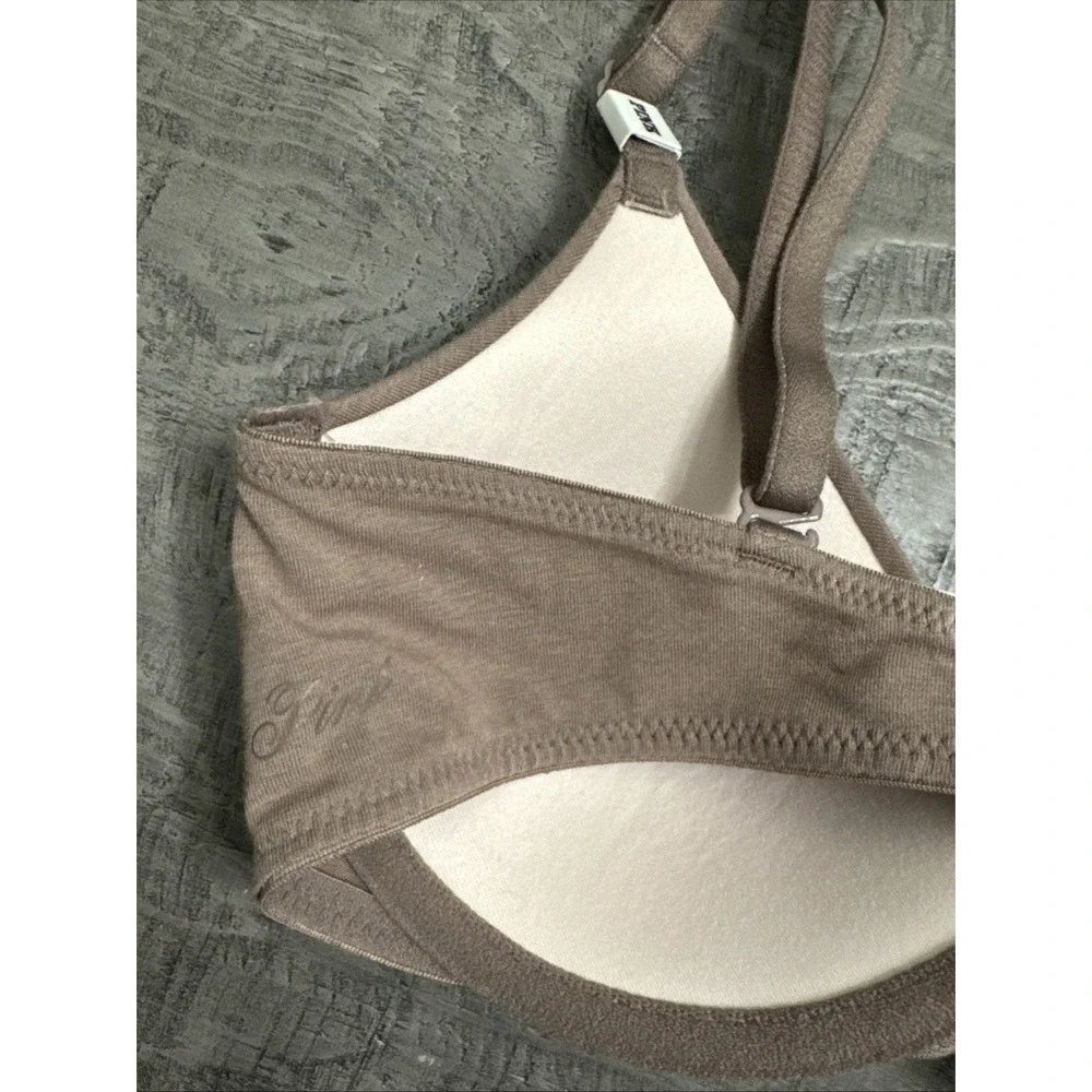 Victoria's Secret PINK 32B Wear Everywhere Lightly Lined T-Shirt Bra Taupe Brown - Picture 7 of 8